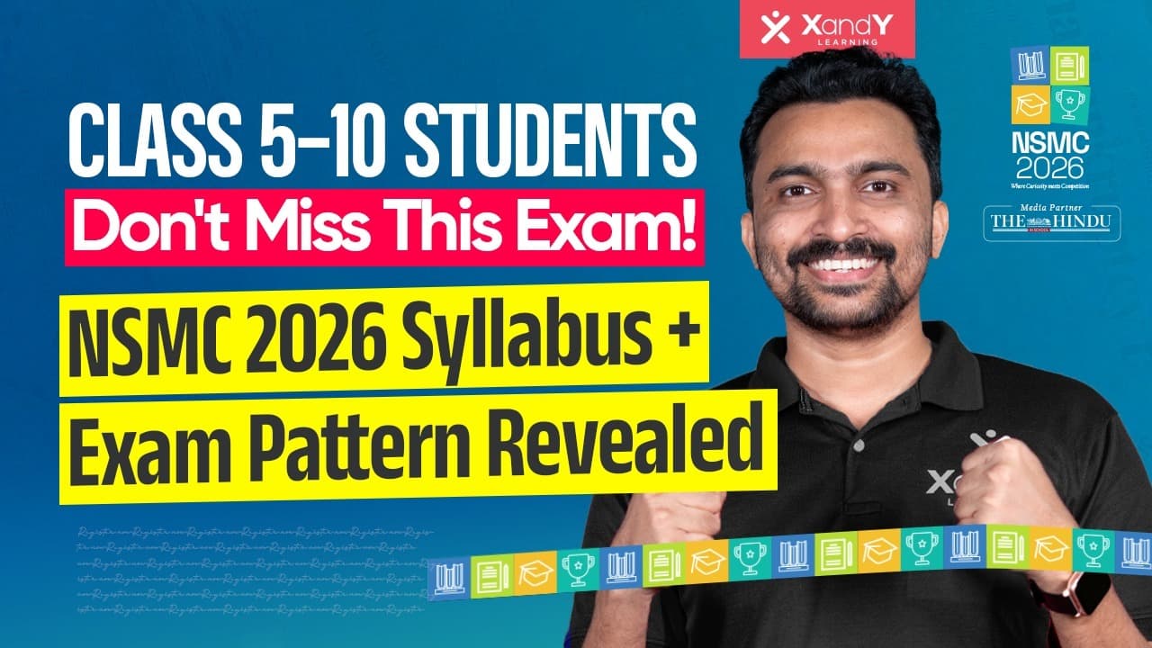 Nsmc Notes NSMC 2026 — National Science and Maths Championship for Class 5 to 9 ...