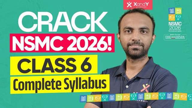Nsmc Notes NSMC 2026 — National Science and Maths Championship for Class 5 to 10 ...
